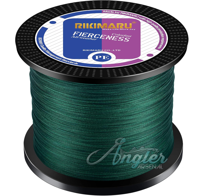 RIKIMARU Braided Fishing Line Zero Stretch Low Memory Angler Arsenal