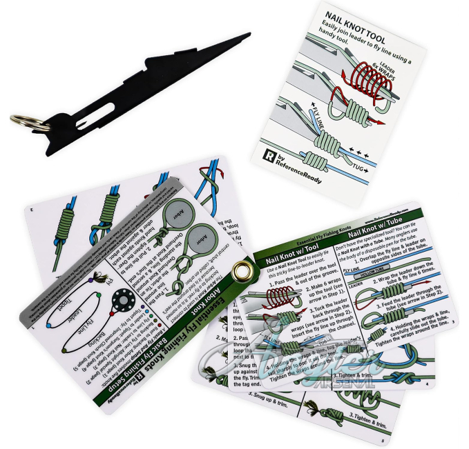 Fly Fishing Knot Tool Set by Angler Arsenal for Easy Knot Tying