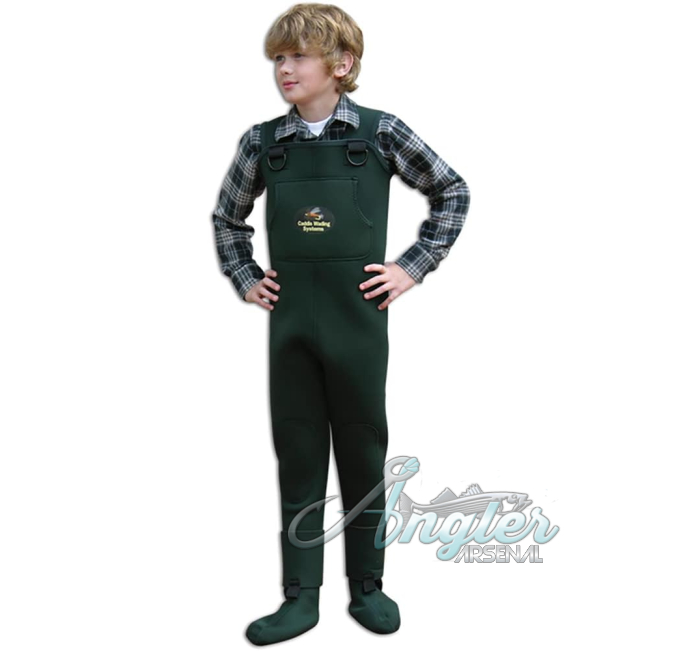 Durable Neoprene Fishing Waders for Kids by Angler Arsenal