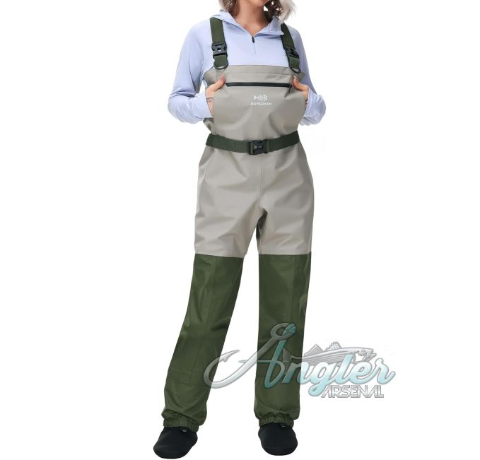 BASSDASH Women's Waterproof Stocking Foot Waders Angler Arsenal