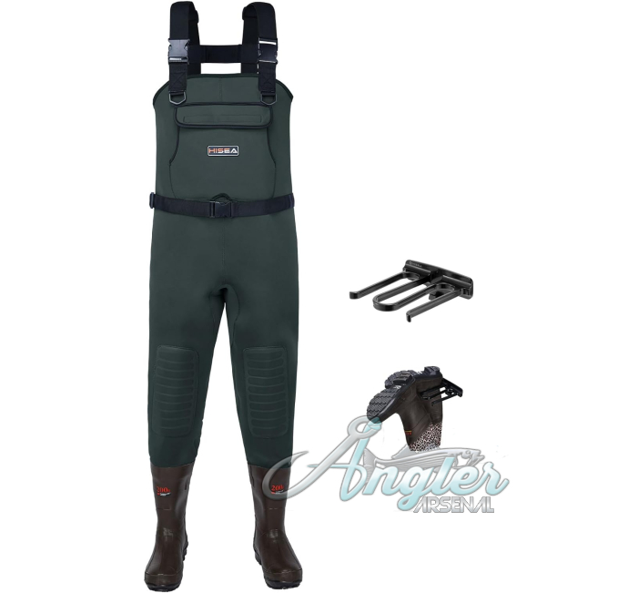 HISEA Waterproof Fishing Waders with Boots Angler Arsenal