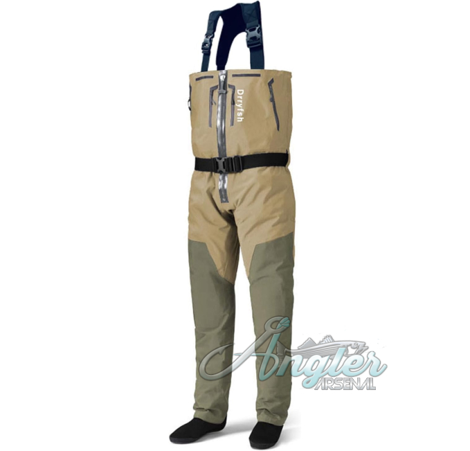 Drryfsh Breathable Chest Waders with Neoprene Angler Arsenal