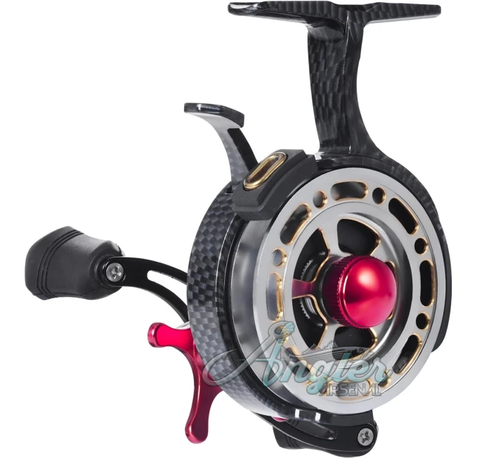 Ice Rotating Fishing Reel Left Handle Design for Easy Use Angler Arsenal