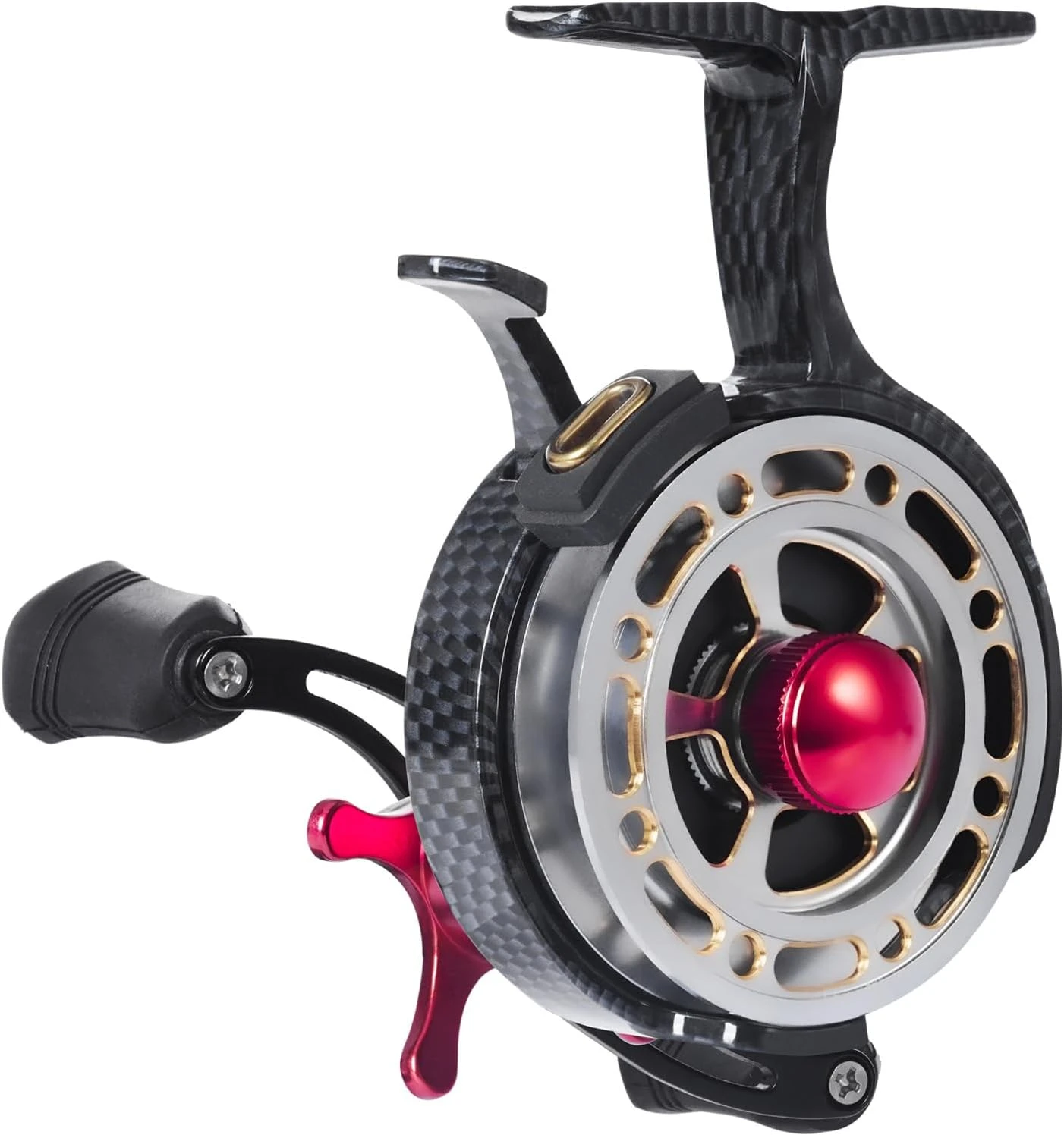 KTGCOZS Winter Ice Fishing Reel High Foot Design with Smooth Drop Angler Arsenal