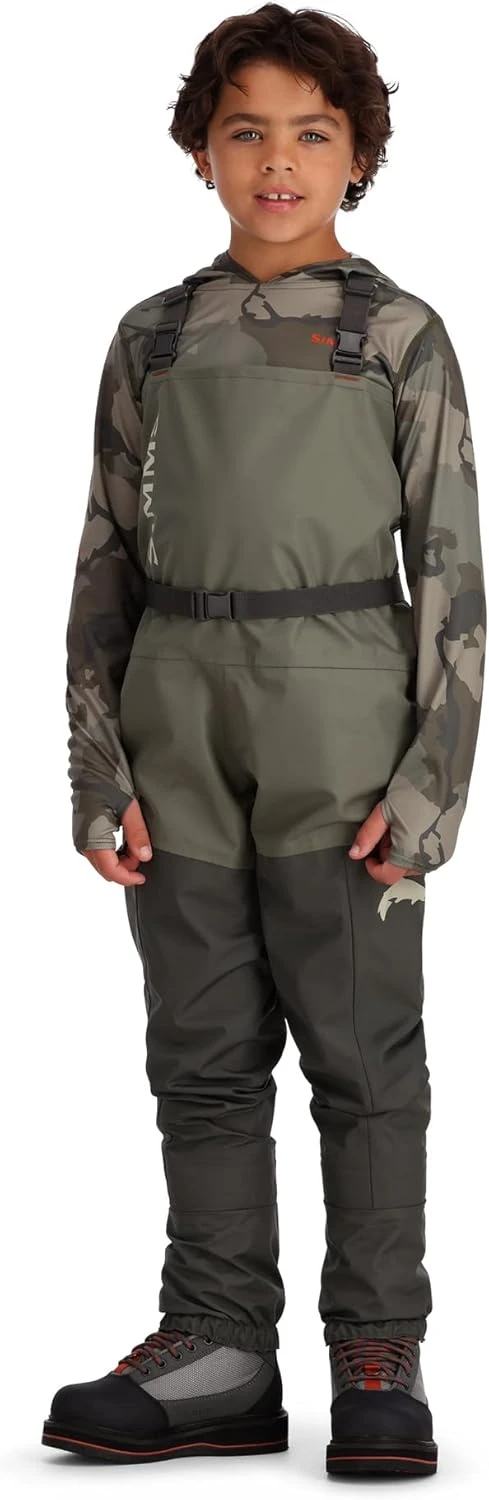 Simms Durable Stockingfoot Fishing Waders for Kids Angler Arsenal - Image 2