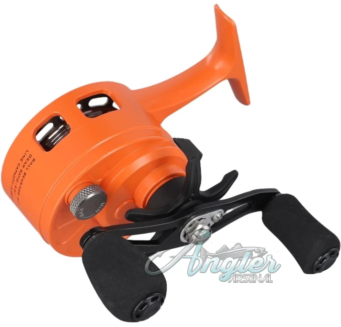 Inline Ice Fishing Reel 3.21 Gear Ratio 3 Plus 1 Bearings Angler Arsenal
