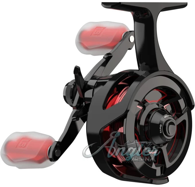 13 FISHING Descent Aluminum Inline Ice Fishing Reel Angler Arsenal
