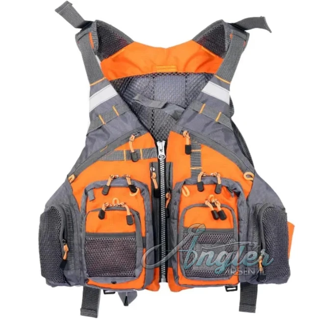 snowzhi Multi Pocket Fishing Vest with Detachable Backpack Angler Arsenal