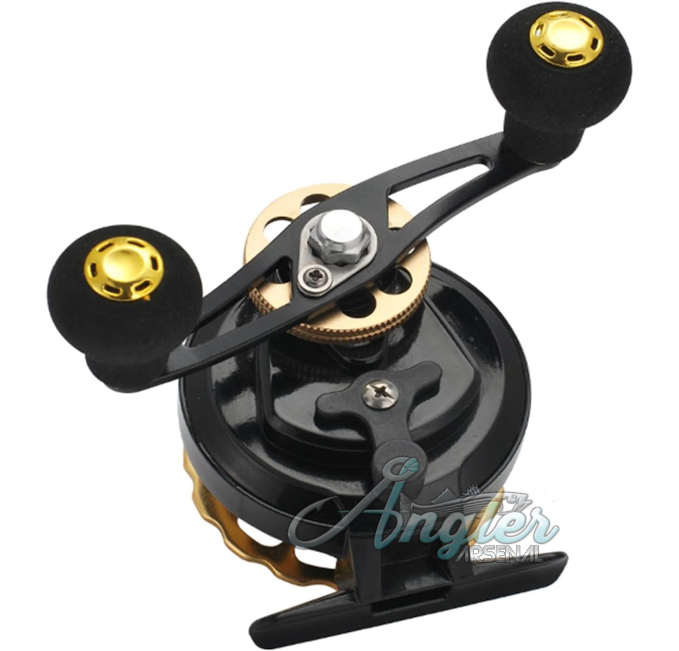 Aluminum Alloy Fishing Reel Right Left Handed Portable Ice Reel Angler Arsenal