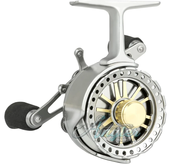 Inline Ice Fishing Reel CNC Aluminum Adjustable Drop Rate Angler Arsenal