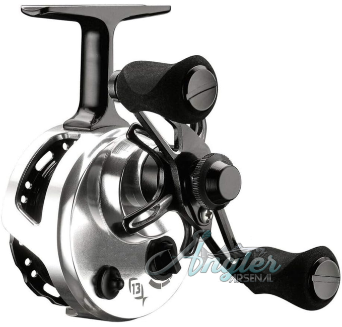 13 FISHING Black Betty 6061 Inline Ice Fishing Reel Angler Arsenal