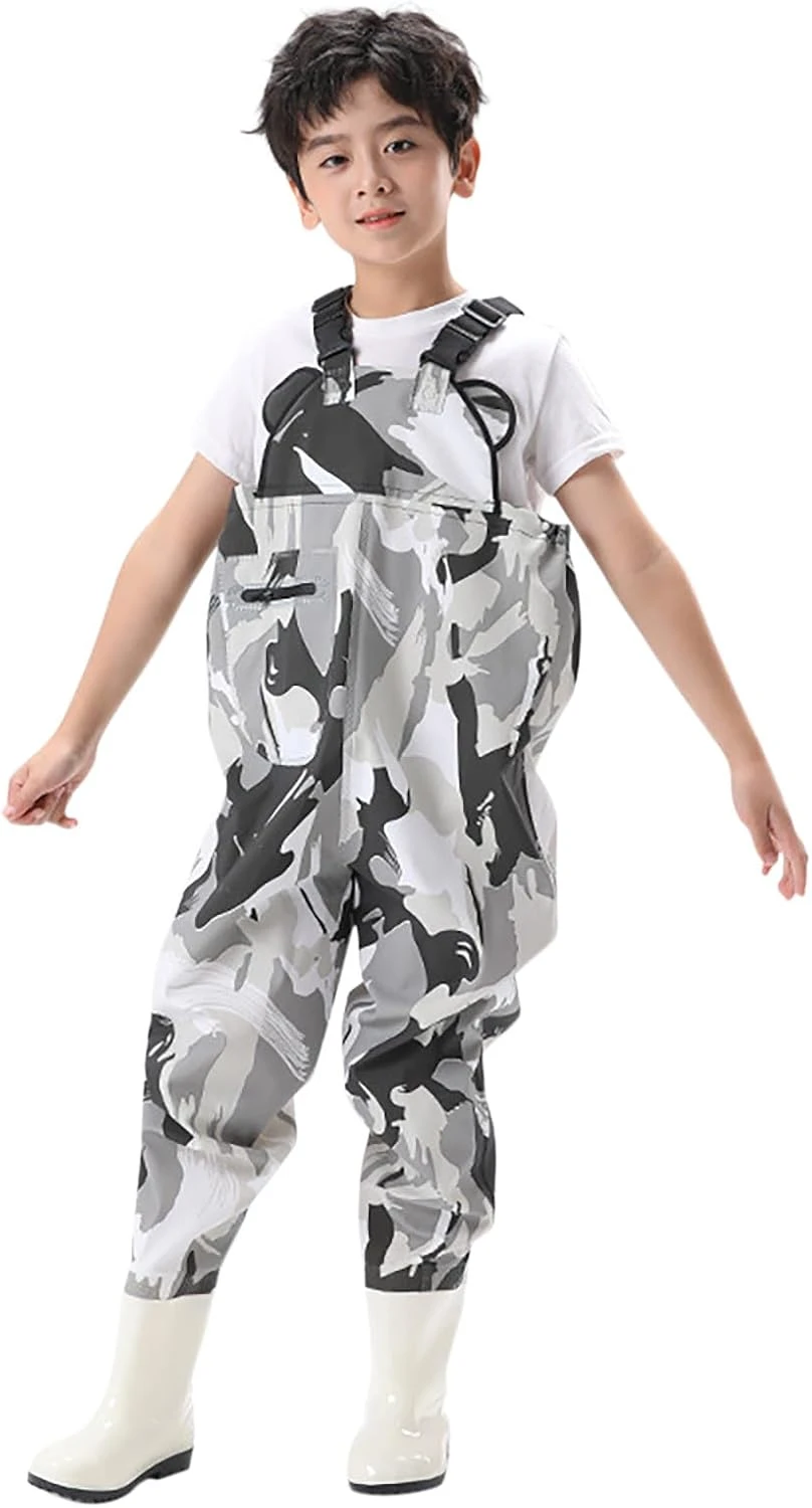 Toddler and Kids Chest Waders Waterproof Camo Hunting Gear