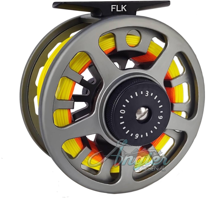 Aventik FLK Fly Fishing Reel Large Arbor Design for Angler Arsenal