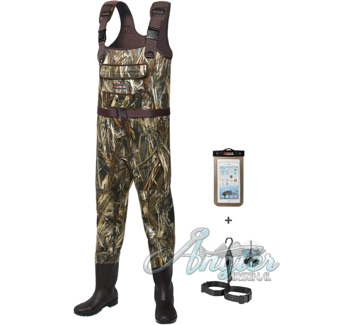 HISEA Neoprene Chest Waders with 200G Boots Angler Arsenal