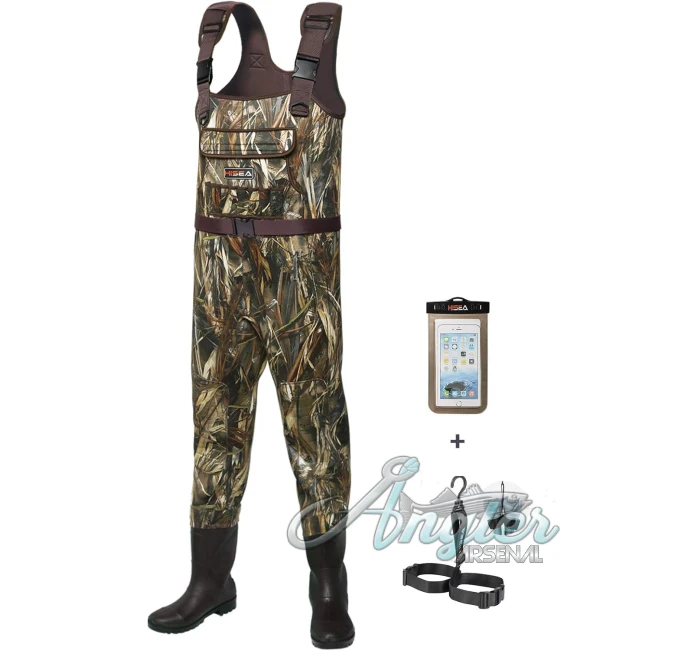 HISEA Neoprene Chest Waders with 200G Boots Angler Arsenal