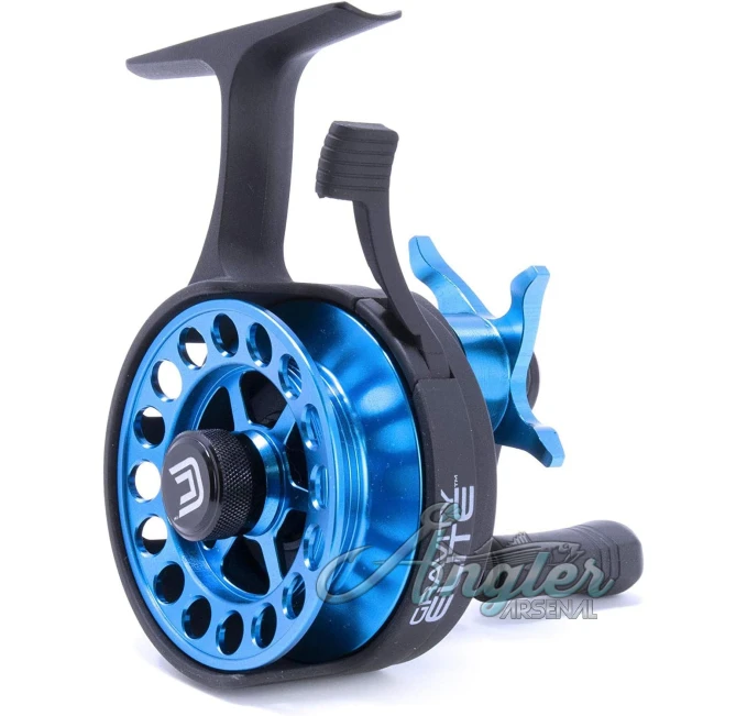 Clam Gravity Elite Reel Graphite CNC Left Hand Retrieve Angler Arsenal