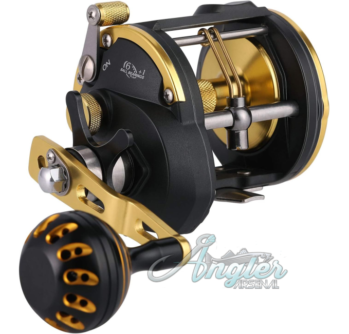 Sougayilang Level Wind Trolling Reel at Angler Arsenal