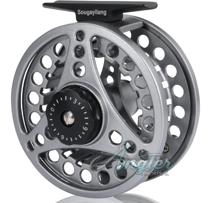 Sougayilang Fly Fishing Reel Die Cast Aluminum for Angler Arsenal