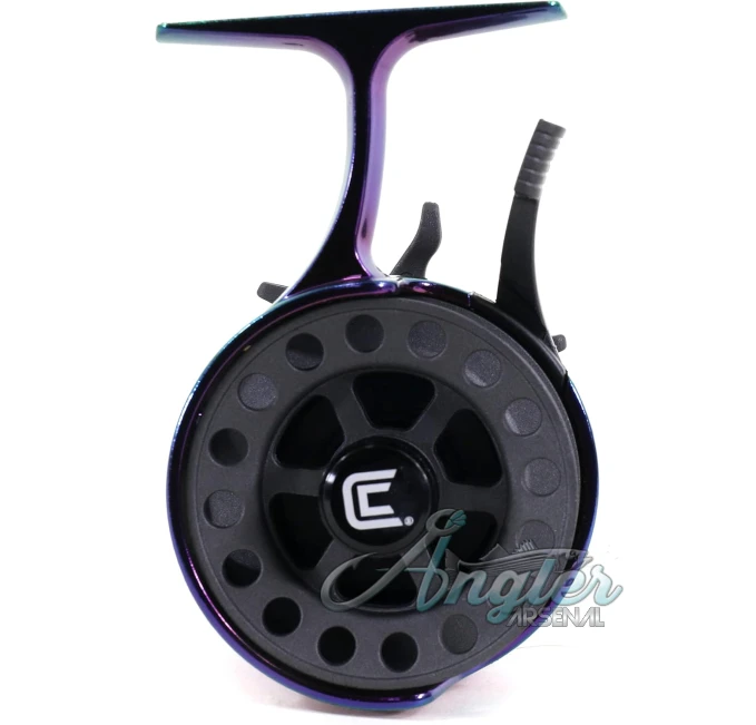 CLAM 16629 Gravity Reel Left Hand Retrieve Polychromatic Angler Arsenal