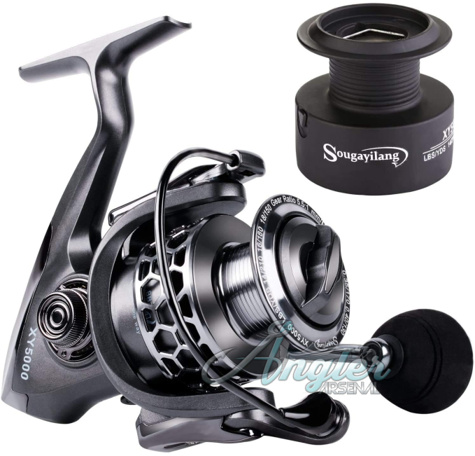 Sougayilang Fishing Reel by Angler Arsenal Light Weight Aluminum