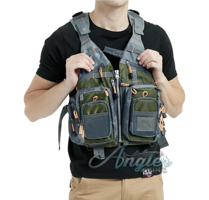 Breathable Fly Fishing Vest for Stream Fishing Angler Arsenal