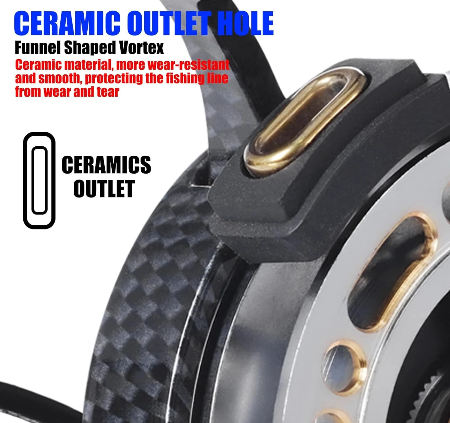 KTGCOZS Winter Ice Fishing Reel High Foot Design with Smooth Drop Angler Arsenal - Image 2
