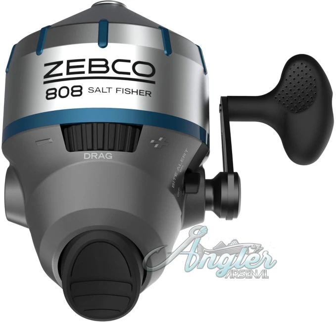 Zebco 808 Saltfisher Spincast Reel Angler Arsenal Pre-Spooled