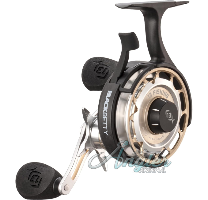 13 Fishing Freefall Carbon Inline Ice Fishing Reel for Anglers Angler Arsenal
