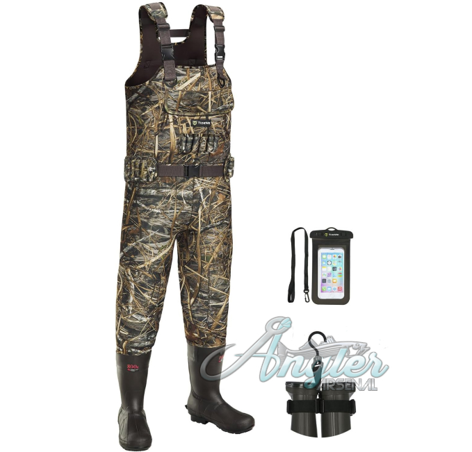 TIDEWE Chest Waders with 800G Insulation at Angler Arsenal