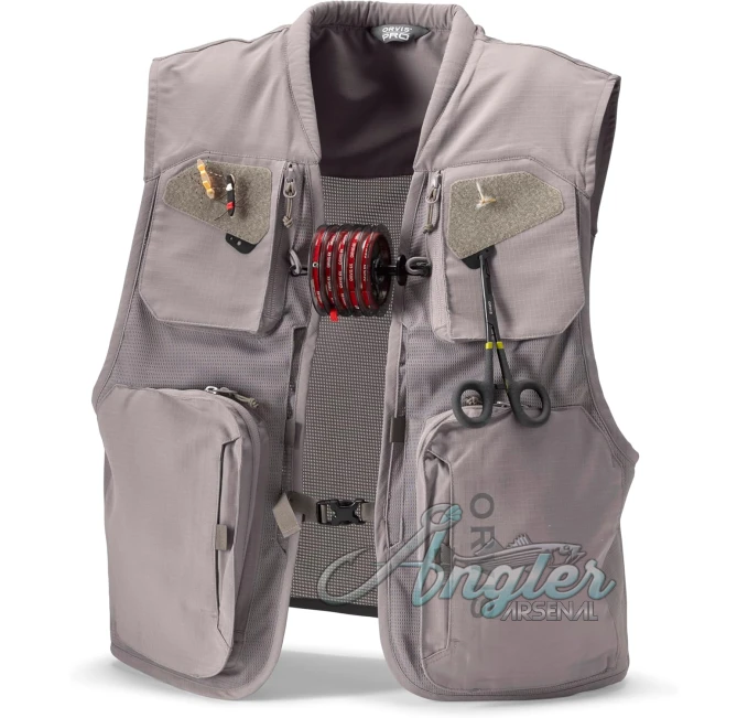 Orvis Clearwater Mesh Fly Fishing Vest Lightweight Dusty Olive Angler Arsenal