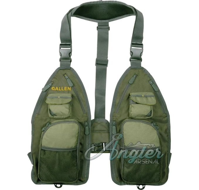 Allen Company Gallatin Ultra Light Fishing Vest Olive Angler Arsenal