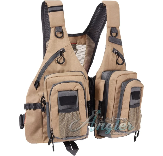 BASSDASH Adjustable Fly Fishing Vest with Pockets Angler Arsenal