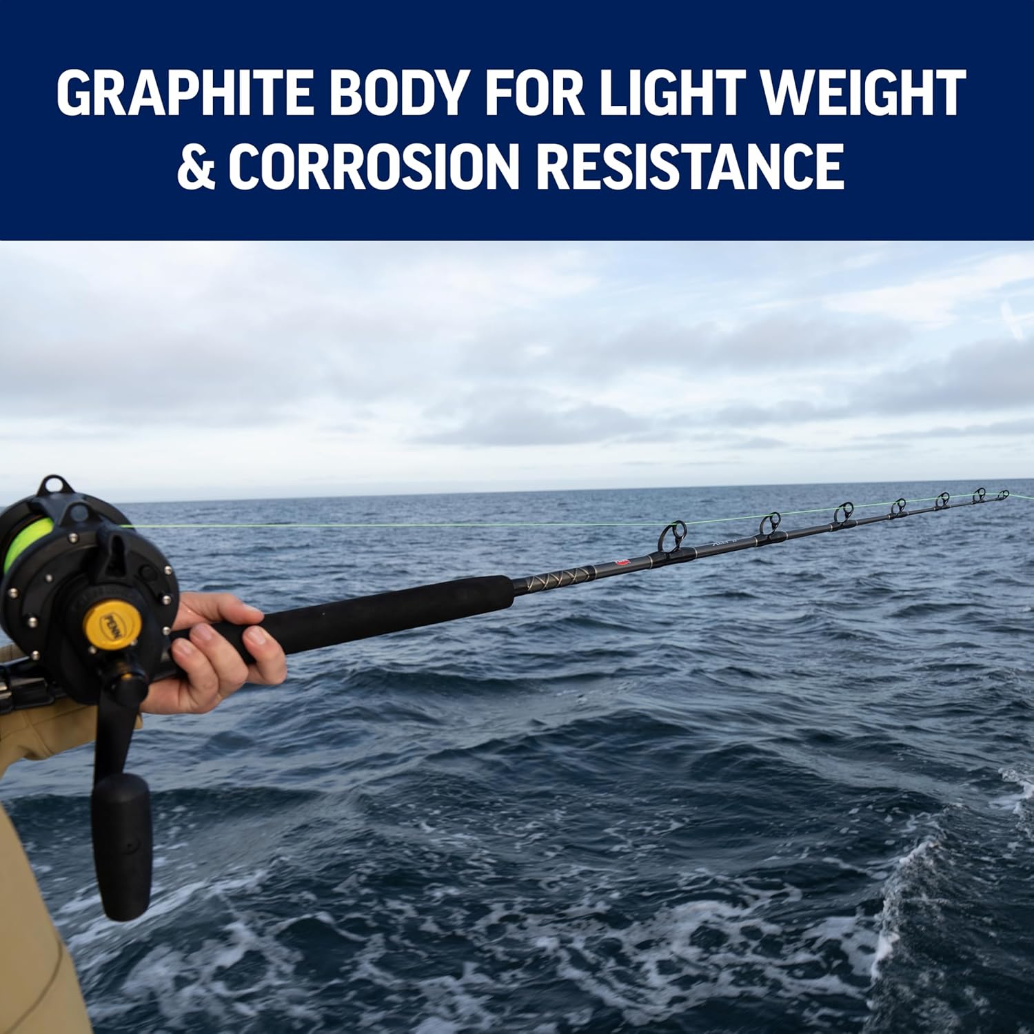 Penn Squall II Two Speed Reel Angler Arsenal Fishing Gear - Image 3